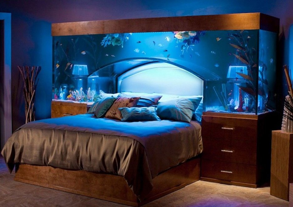 Aqua bedroom