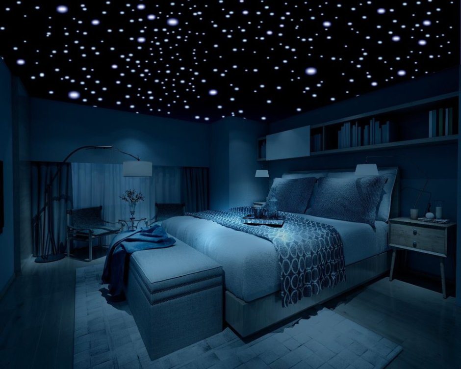 Night sky bedroom