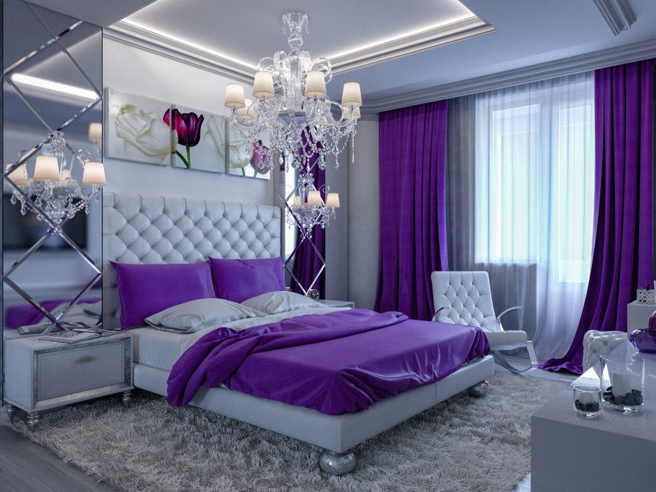 Lilac bedrooms