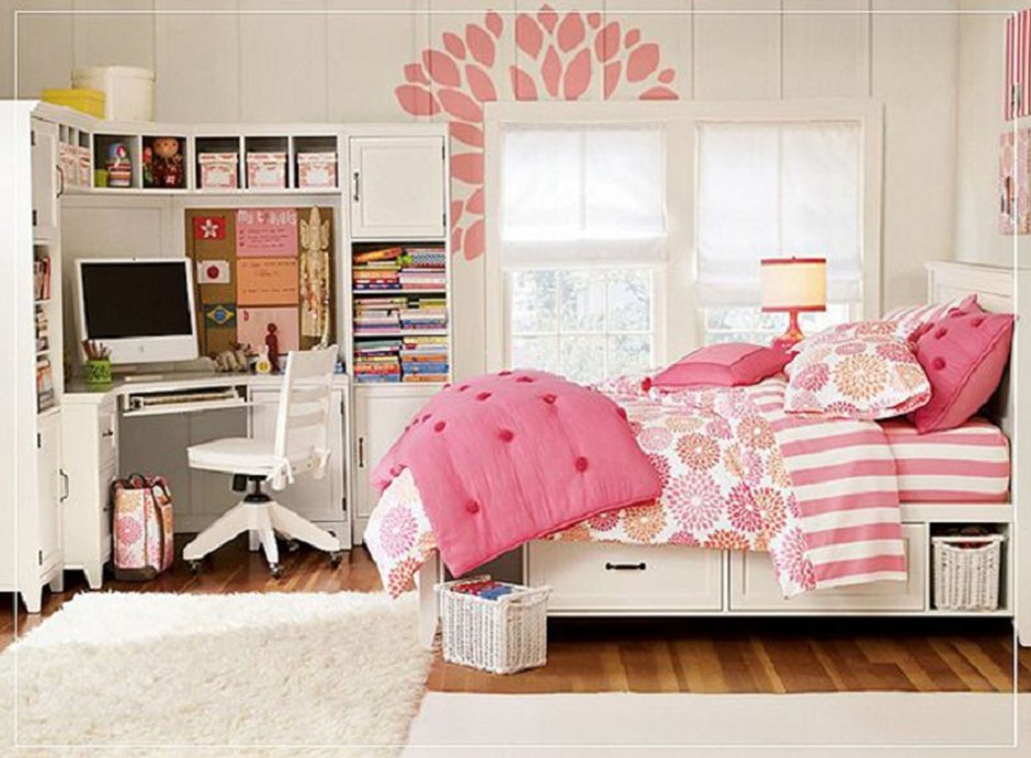 Small teen bedroom