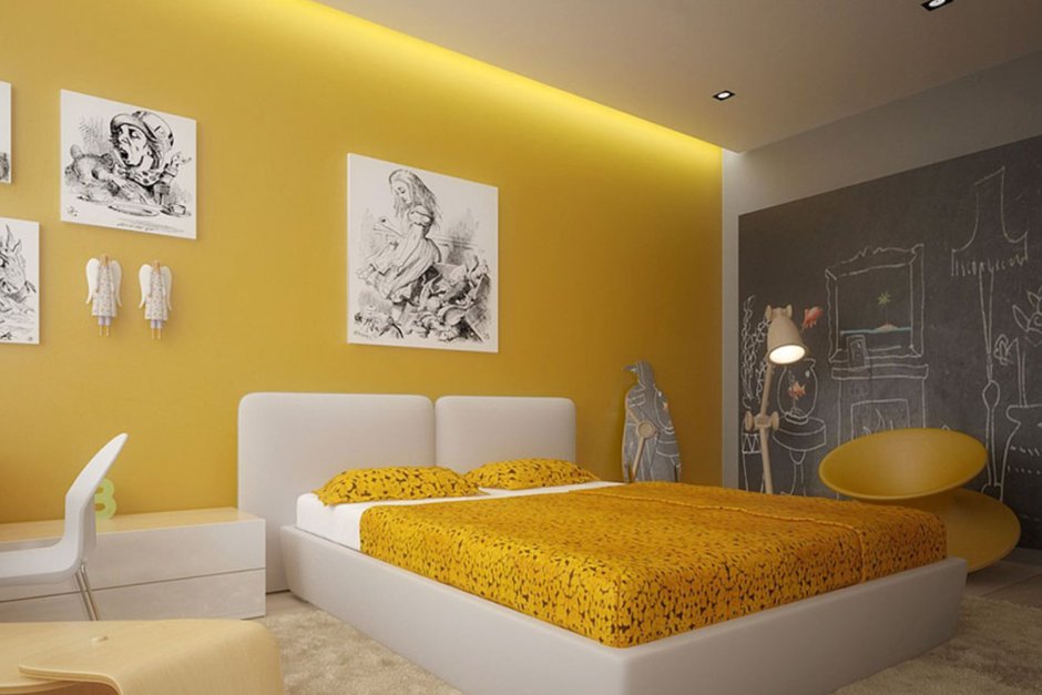 Yellow paint colors for bedroom