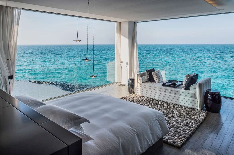 Beach luxury ocean view bedroom