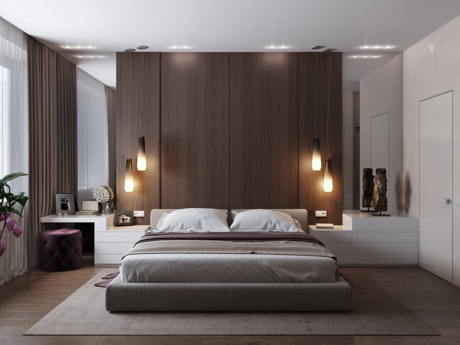 Contemporary interior design bedroom