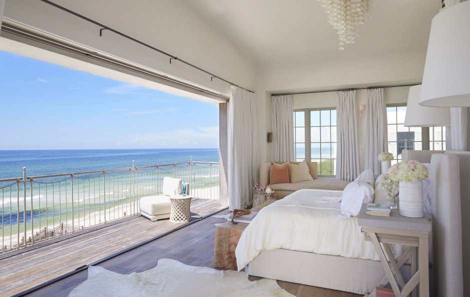 Beach view bedroom