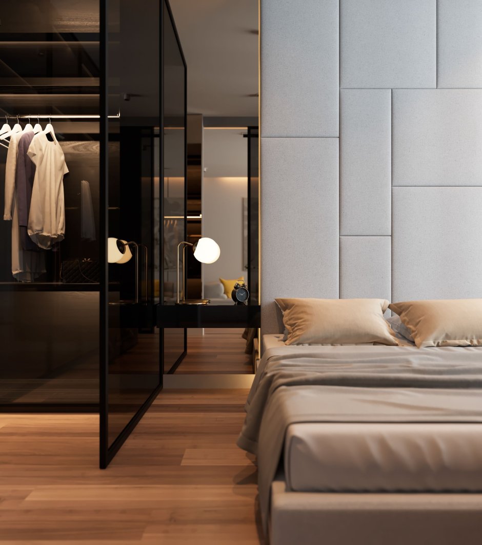Bedroom modern minimalist design
