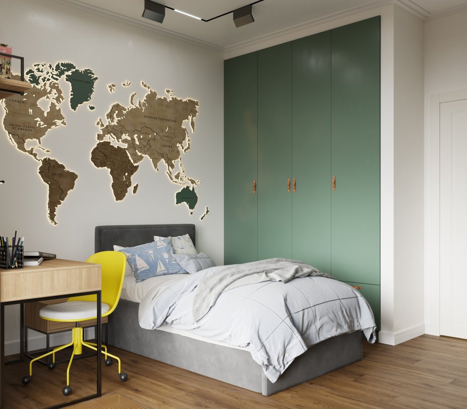 Geography bedroom