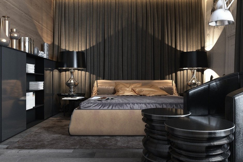 Black furniture bedroom