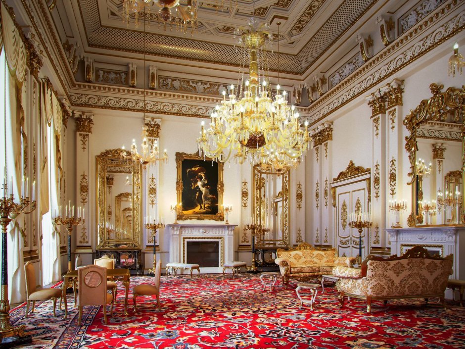 Bedrooms in buckingham palace