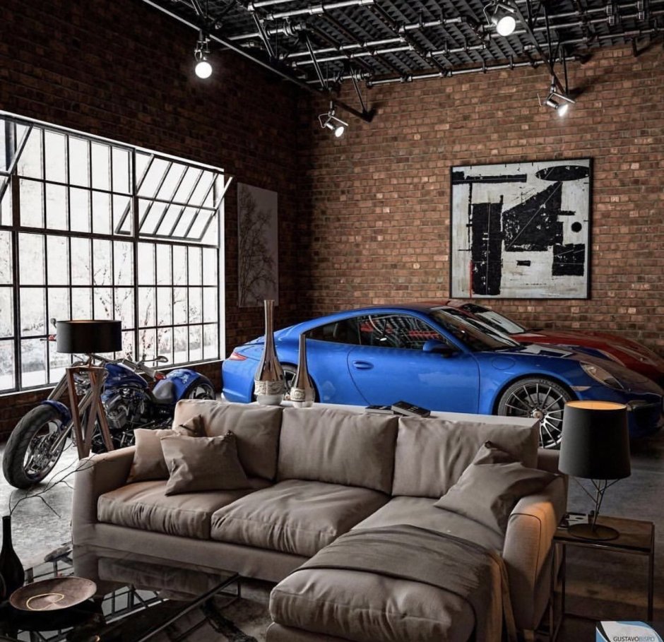 Garage loft bedroom