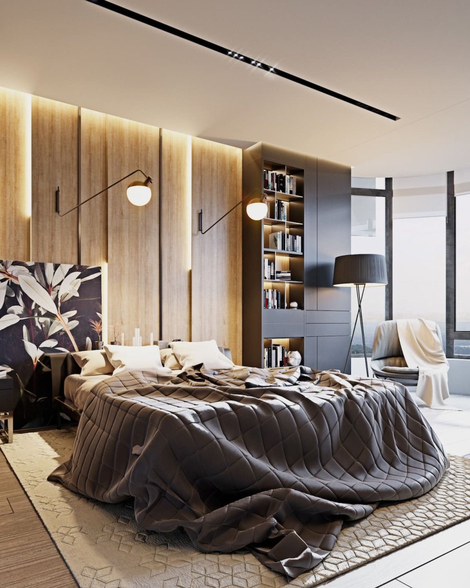 Modern bedroom decor
