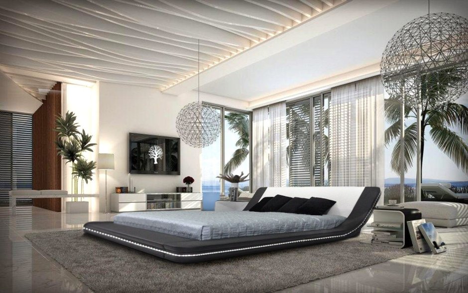 Modern huge bedroom
