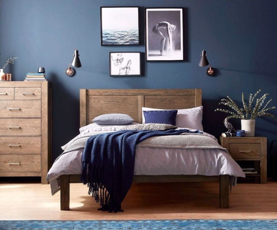 Blue furniture bedroom