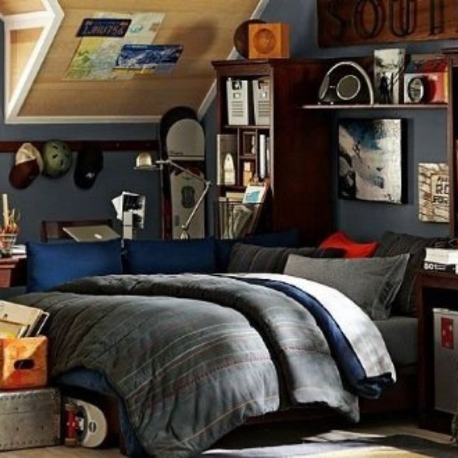 American teen bedroom