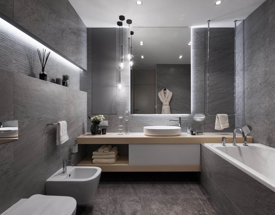 Modern elegant bathroom