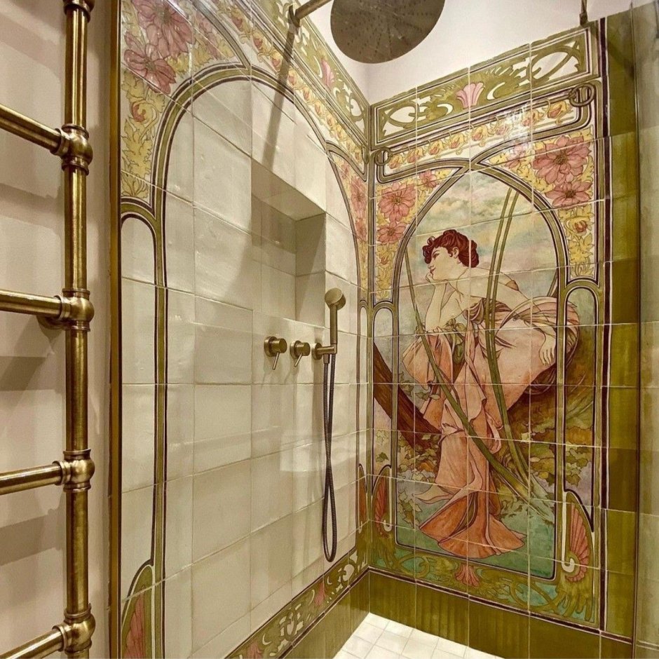 Art nouveau bathroom