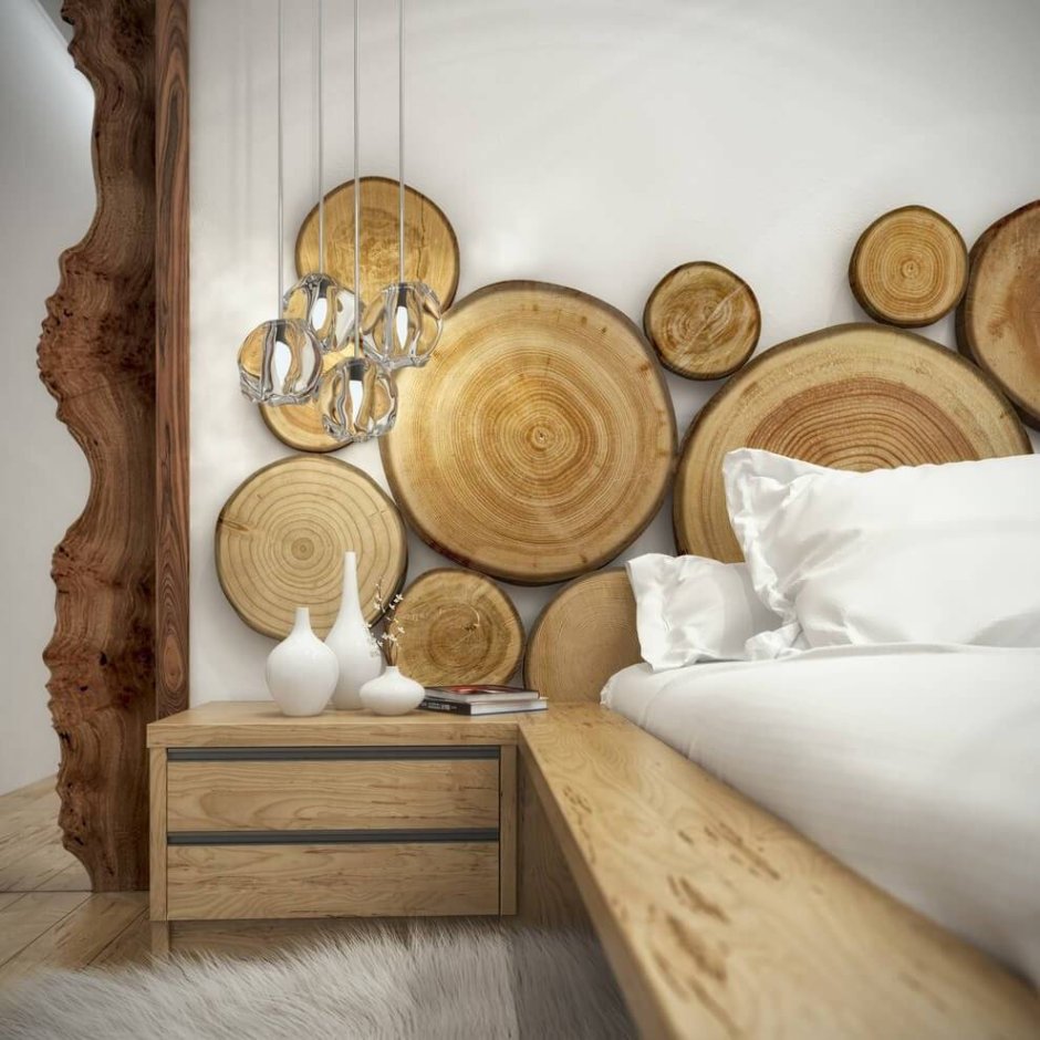 Wooden furniture decor