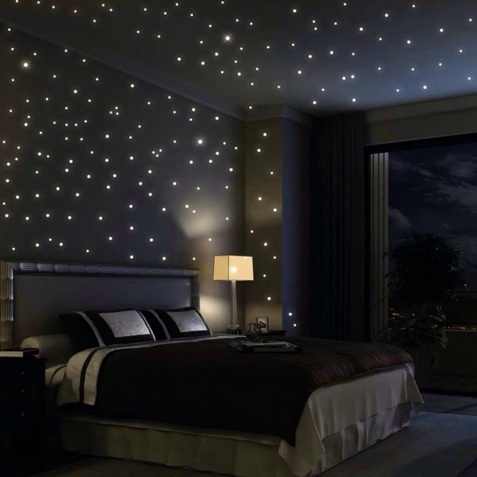 Starry night room decor
