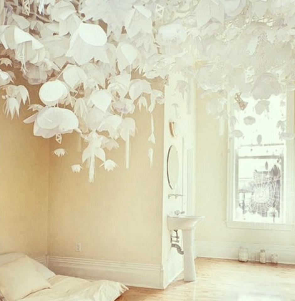 Room decoration by paper