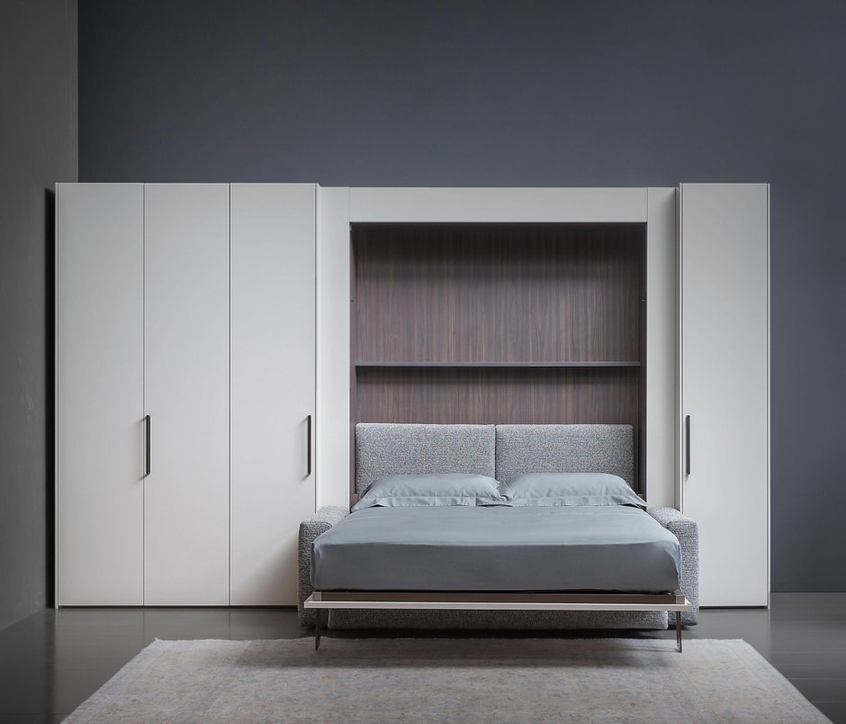 Folding cabinet bed