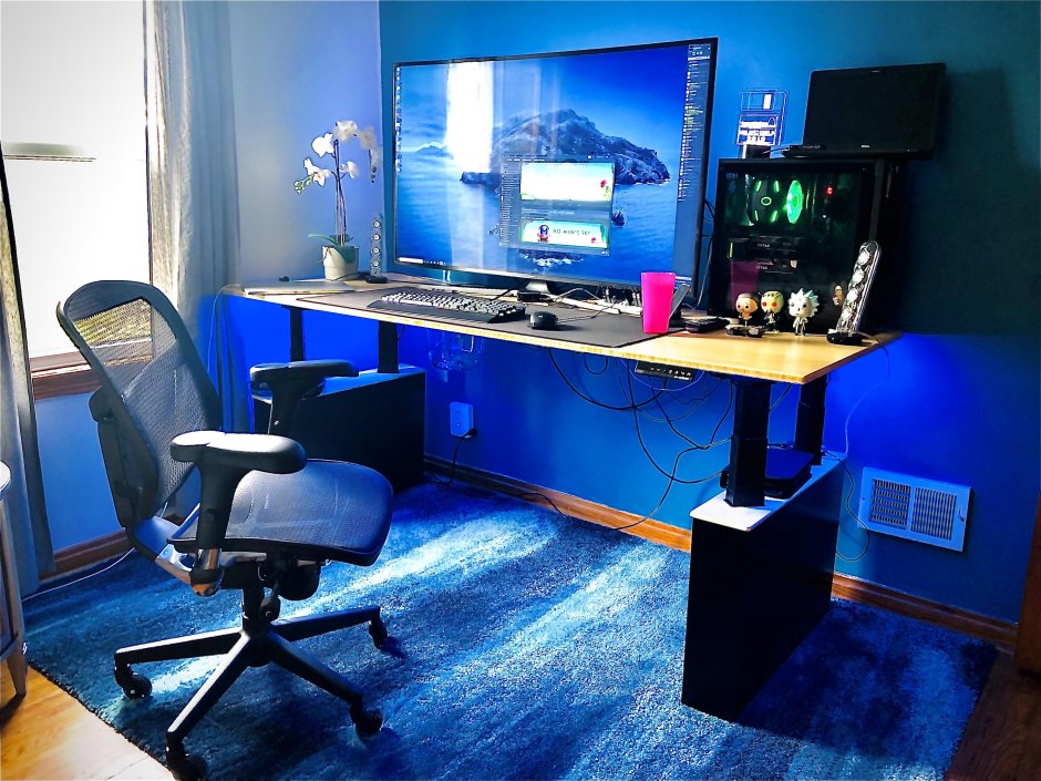 Computer office setup
