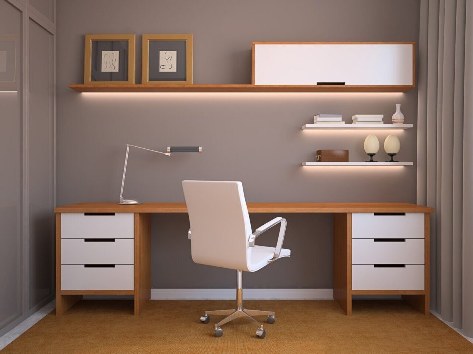 Pictures of office desks