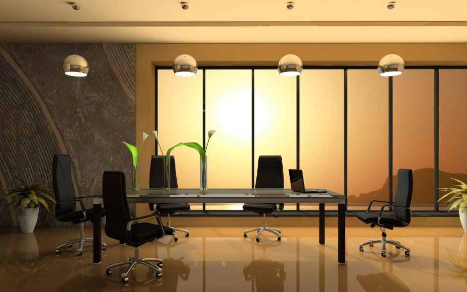 Brown office background