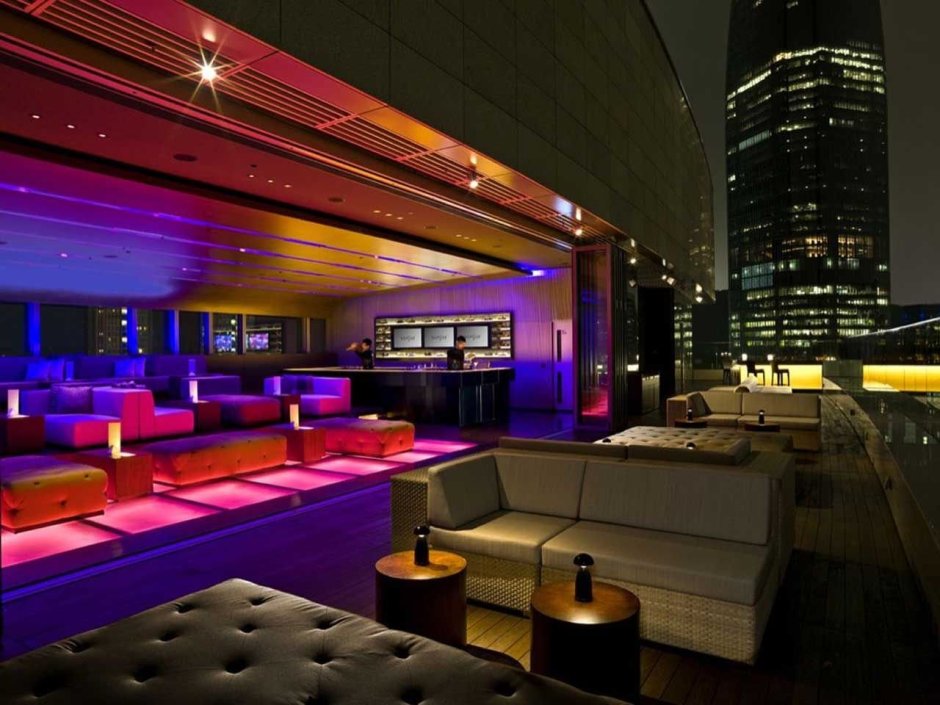Modern lounge bar