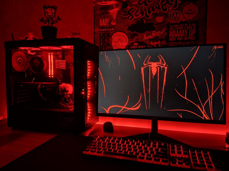 Red pc setup