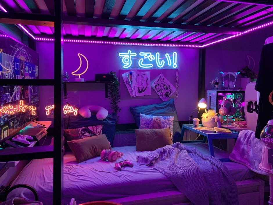 Neon style room
