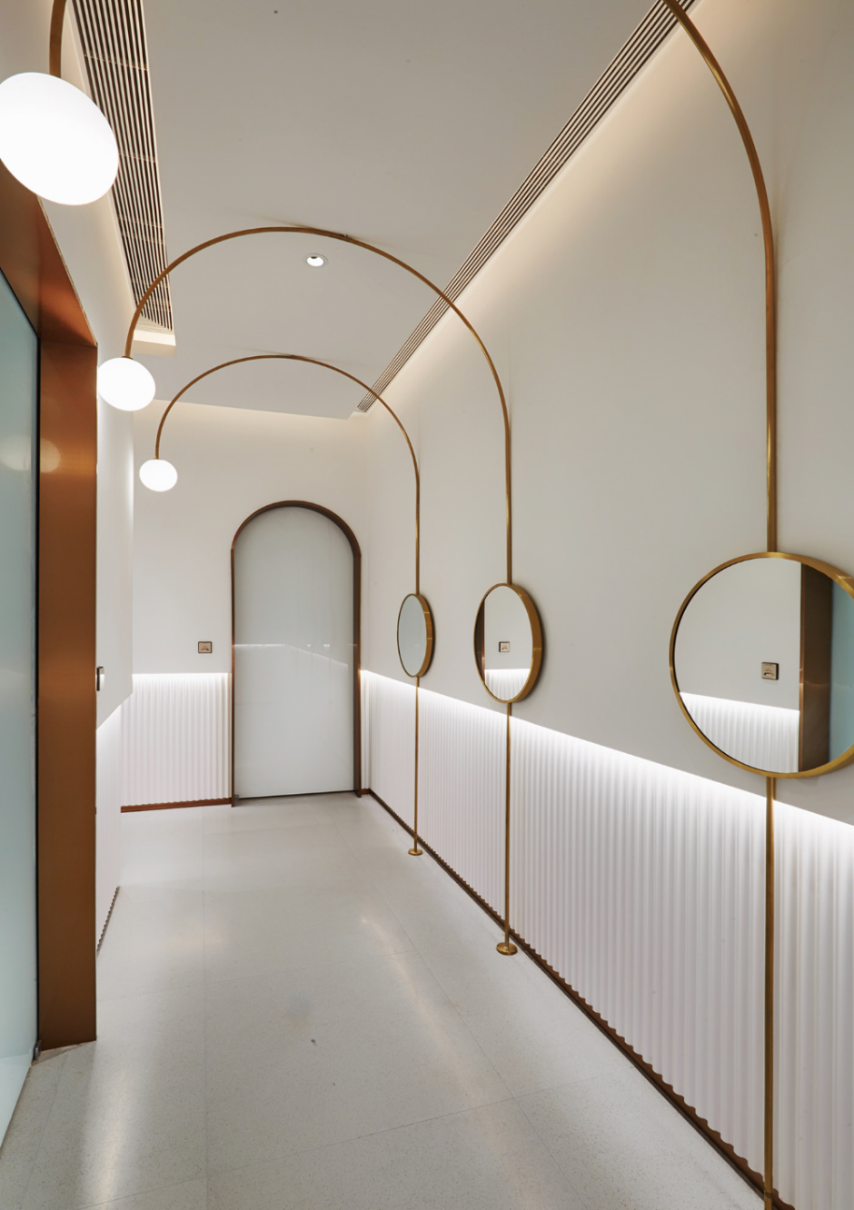 Modern corridor lighting