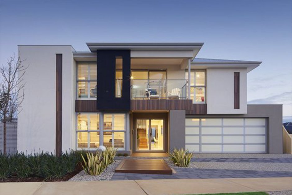 Modern contemporary facade