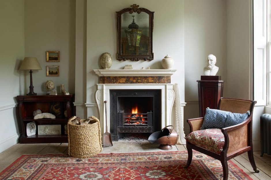 Old style fireplace