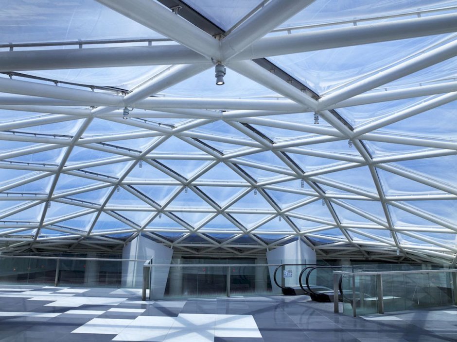 Shell structure roof