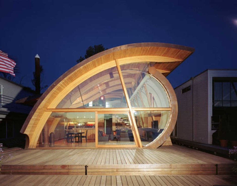 Curved roof architecture