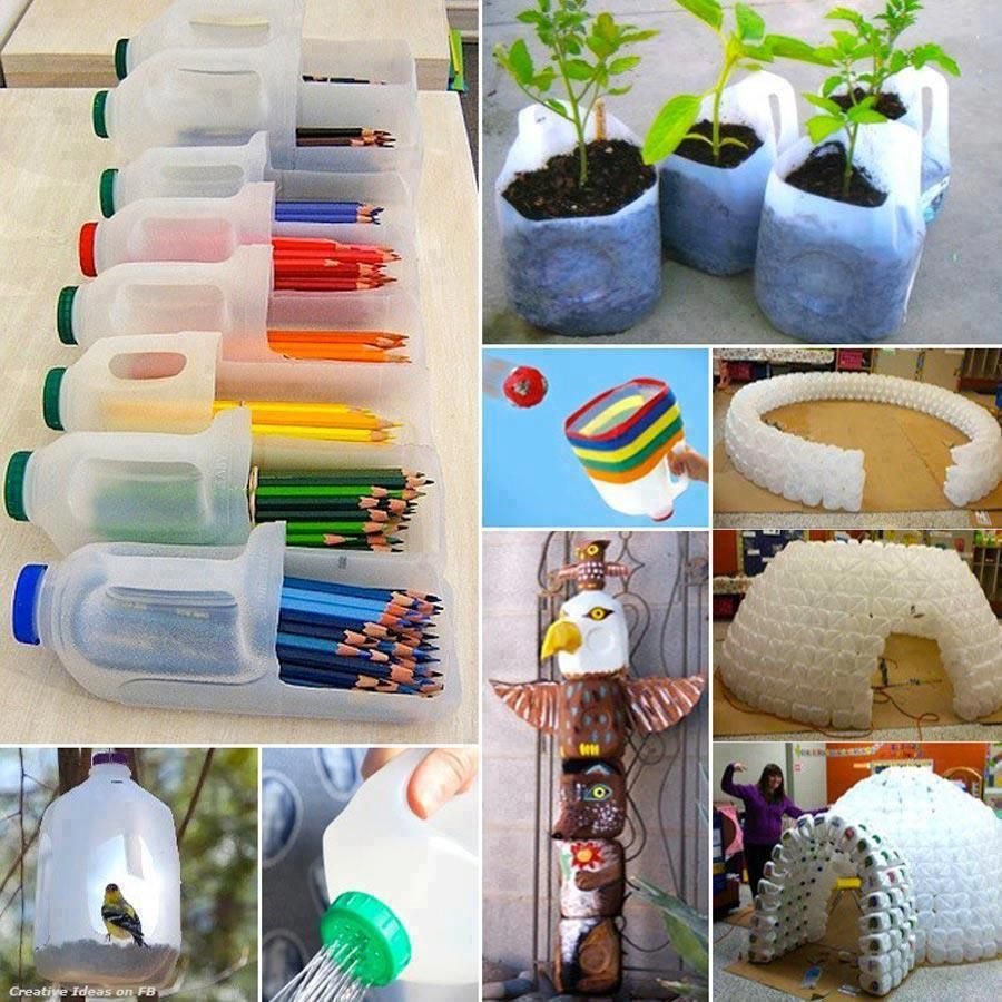 Recycling plastic ideas