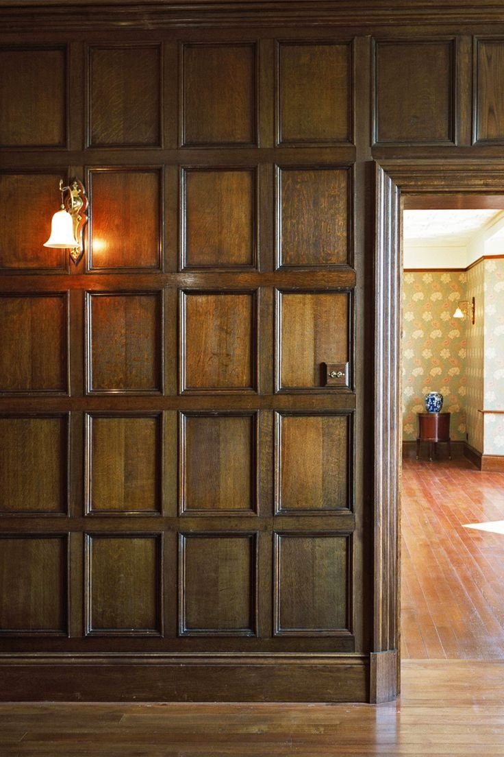 Wooden wall door