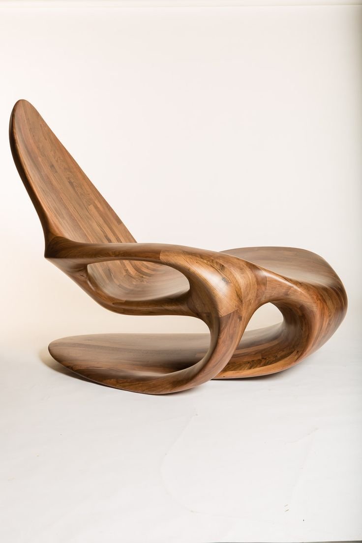 Wooden chair art