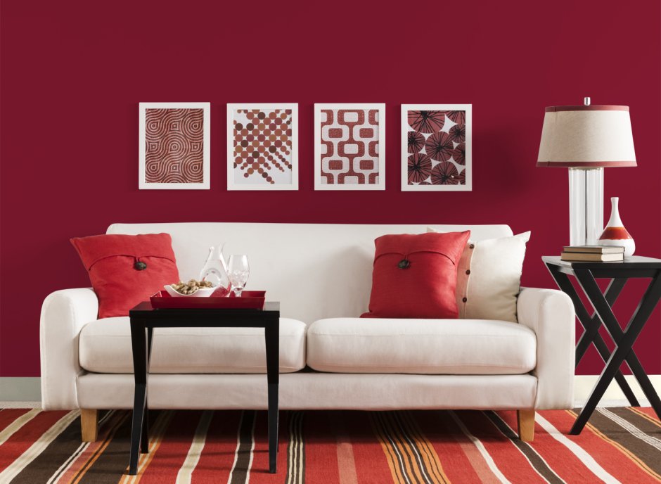 Red painting ideas