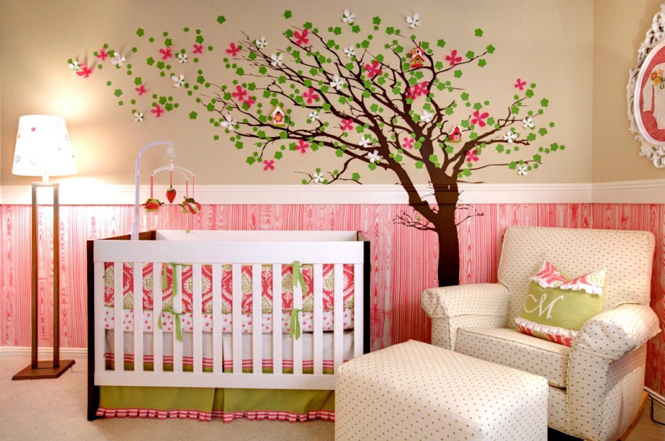 Wall paint baby pink