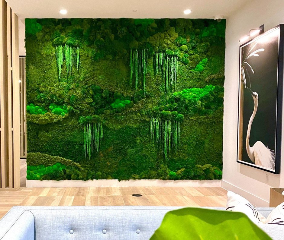 Forest green walls