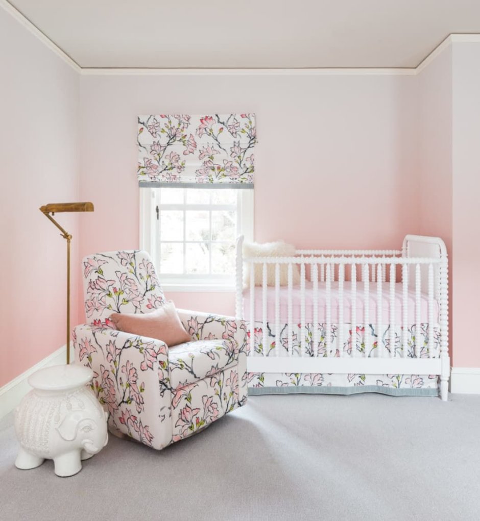 Baby pink wall color