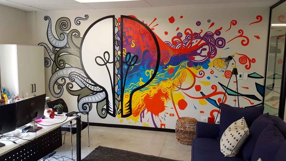 Beautiful wall drawing pictures