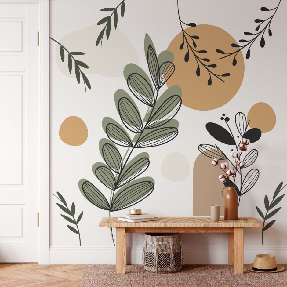 Wall painting in simple