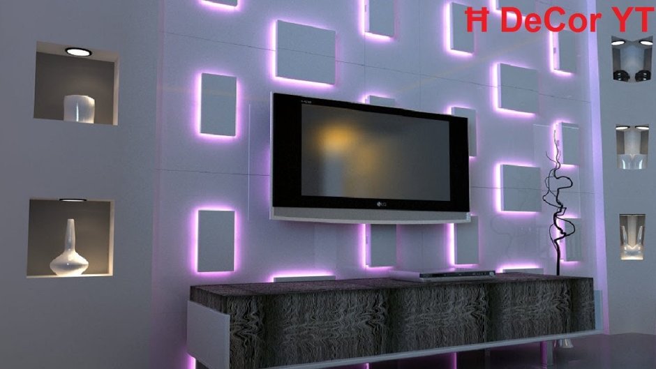 Led in wall