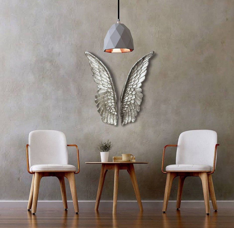 Chair with angel wings