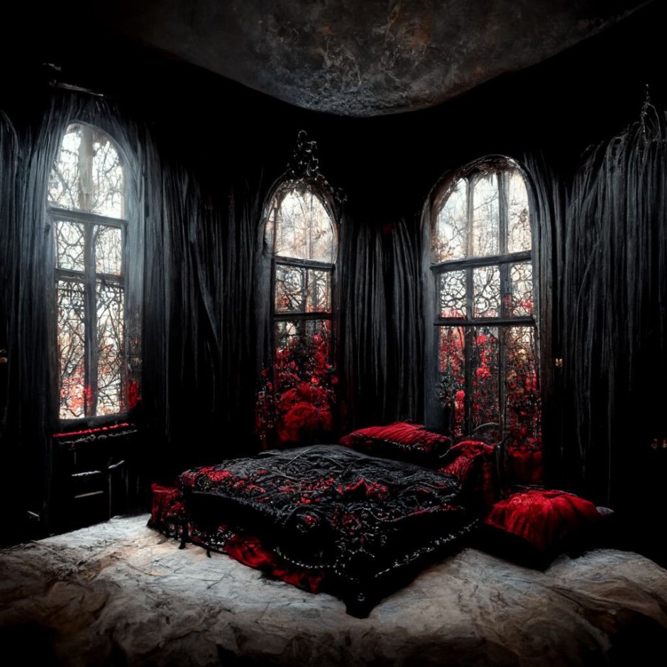 Goth bed