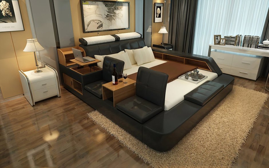 Smart luxury bed