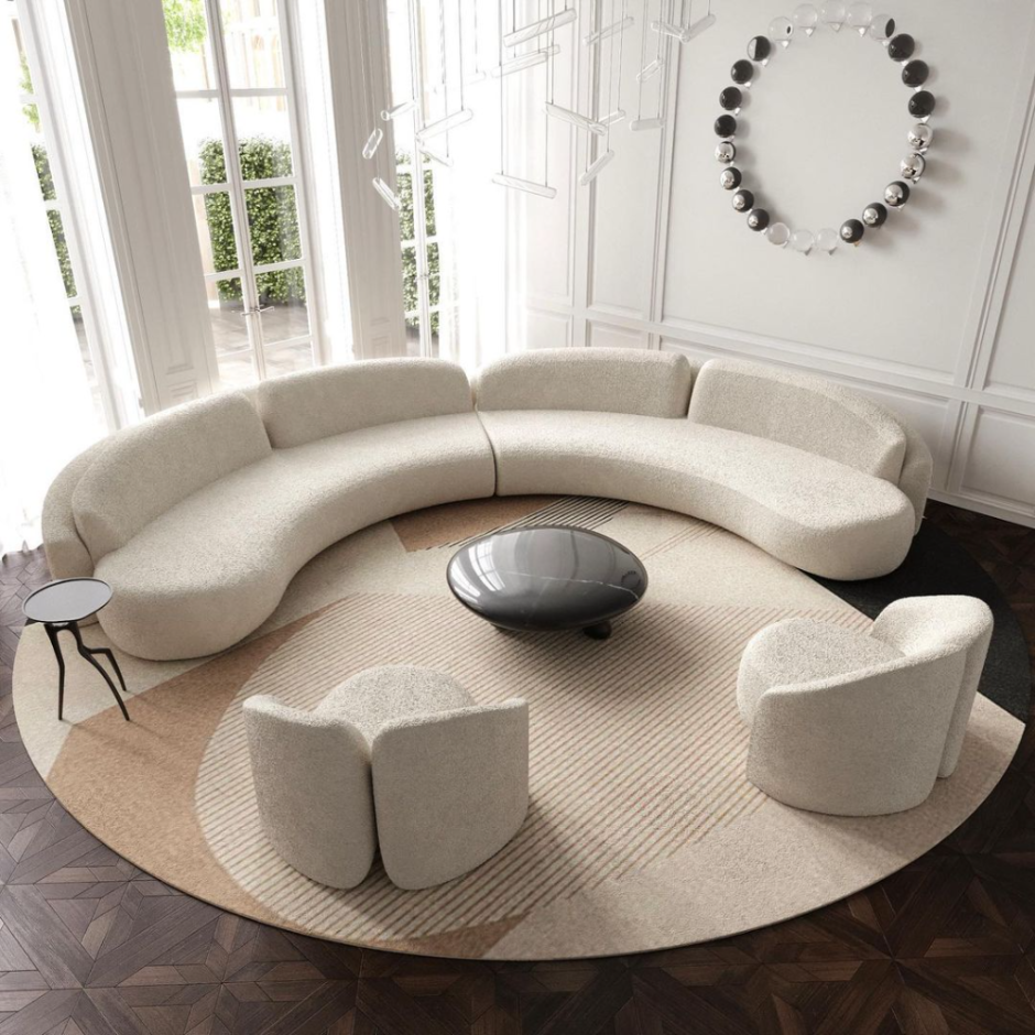 Circle sofas