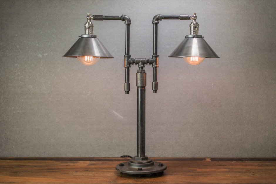 Industrial table lamps