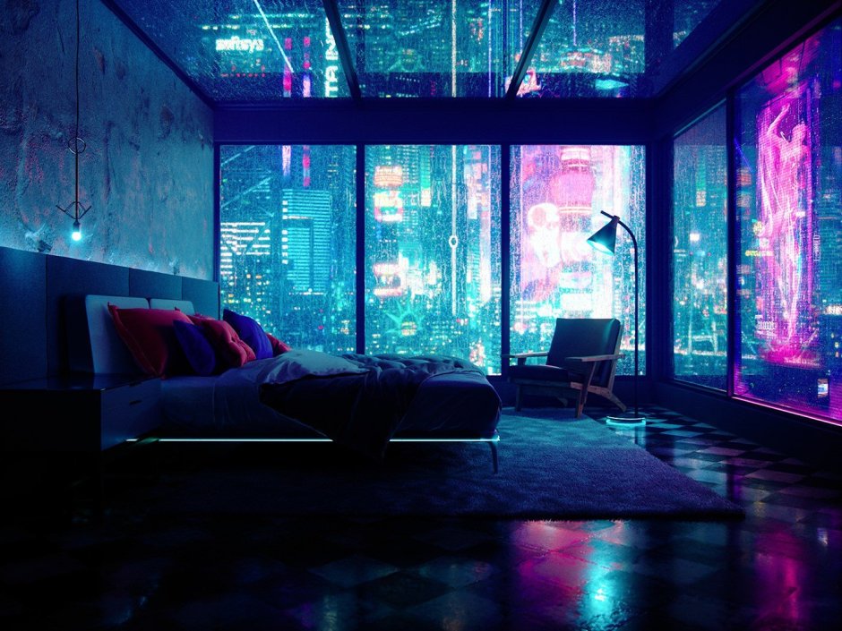 Cyberpunk sofa